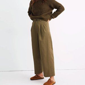 Madewell Pleated Wide-Leg Pants Size 12